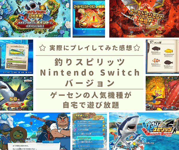 釣りスピリッツNintendo Switchバージョンの感想・評価