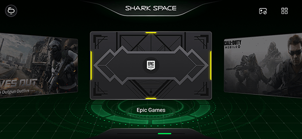 ゲームに没頭できる「SHARK SPACE」モード