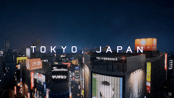 ゲームの舞台は「東京」