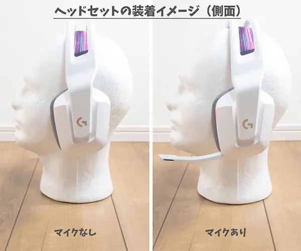 ワイヤレスヘッドセット ロジクールG733 G733超軽量、ワイヤレス ゲーミング ヘッドセット