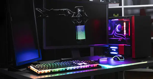 高性能ゲーミングPC RTX4080 Quadcast s コントローラーセット Amazon.co.jp: HyperX QuadCast S – RGB USB コンデンサーマイク