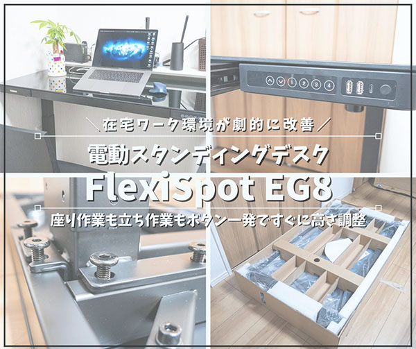 FlexiSpot EG8レビュー_アイキャッチ