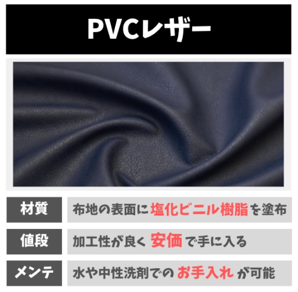 PVCレザーの特徴