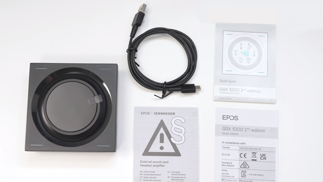 SENNHEISER - EPOS ヘッドセット用アンプ GSX-1000 2ND EDITION EPOS「GSX 1000 2nd edition」は音質・サラウンドにこだわる有線
